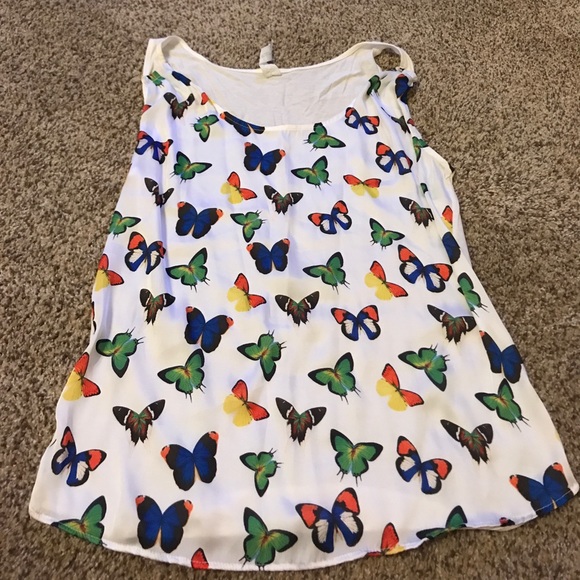 Zara Tops - Zara butterfly print top