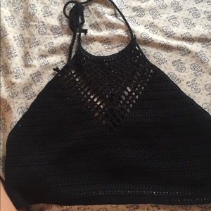 Crochet halter top