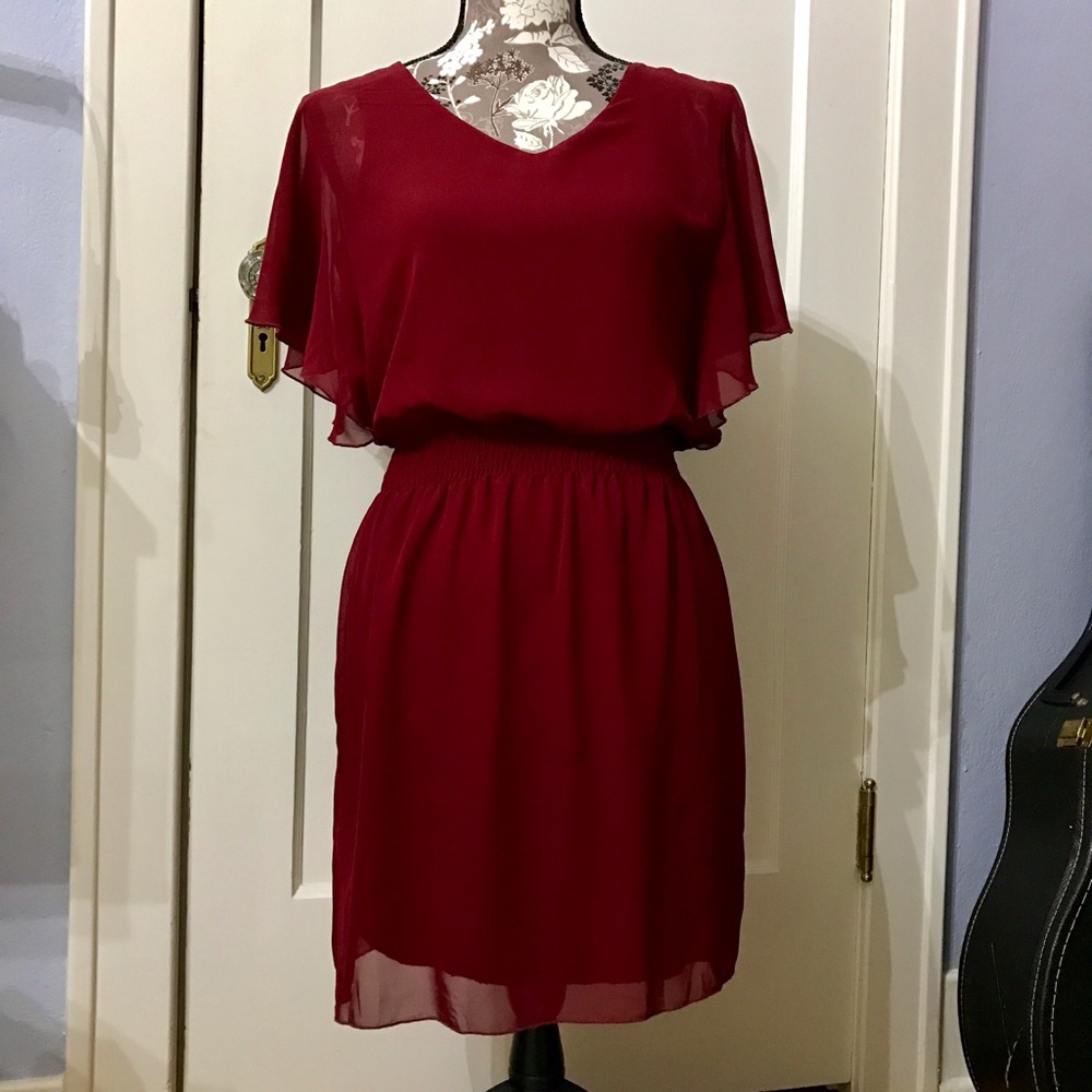 Maroon Dress
