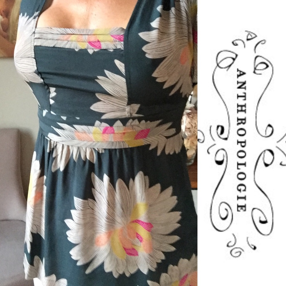 Anthropologie silk top size 6 EUC