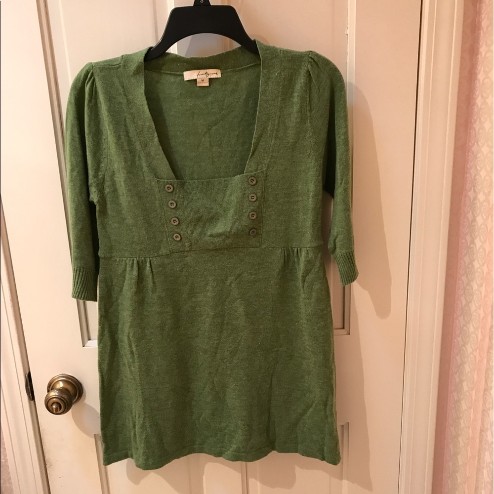 Green Sweater by Twenty One Size Medium