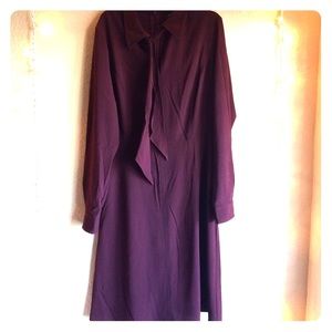Who What Wear burgundy dress size: M