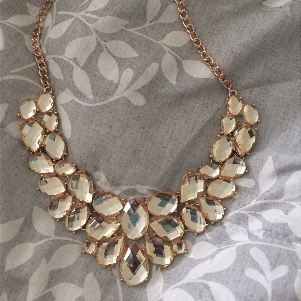 Silver and Gold Statement Necklace