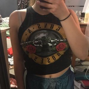 guns n' roses forever 21 crop top