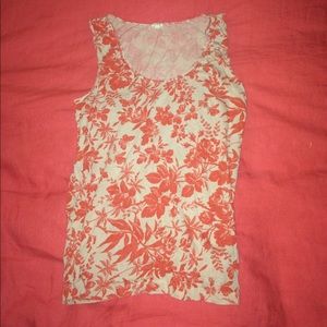 JCrew floral tank