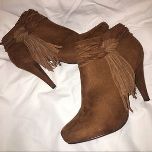 Call it Spring Fringe Booties