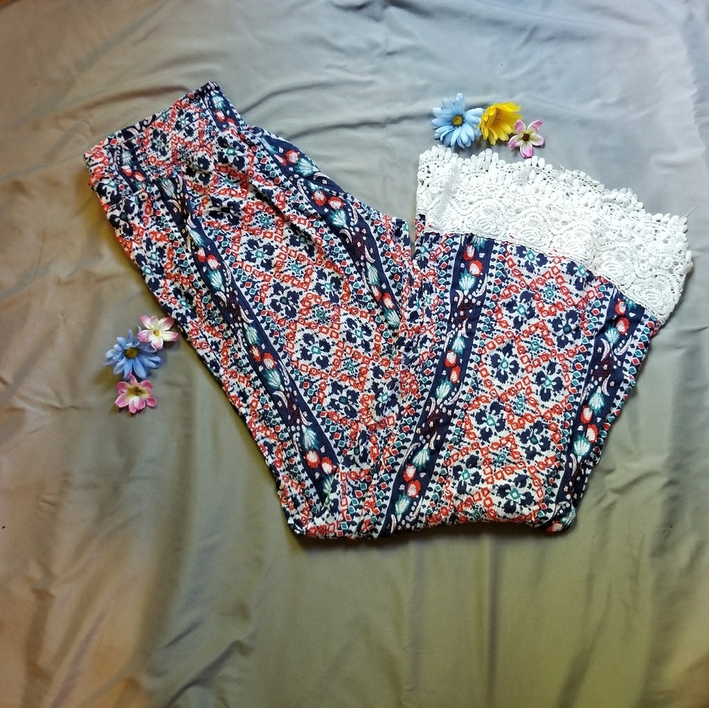 🌻Boho Hippie Capris🌻