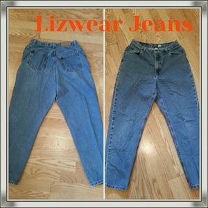 Liz Claiborne Lizwear Womens 12 short Mom jeans