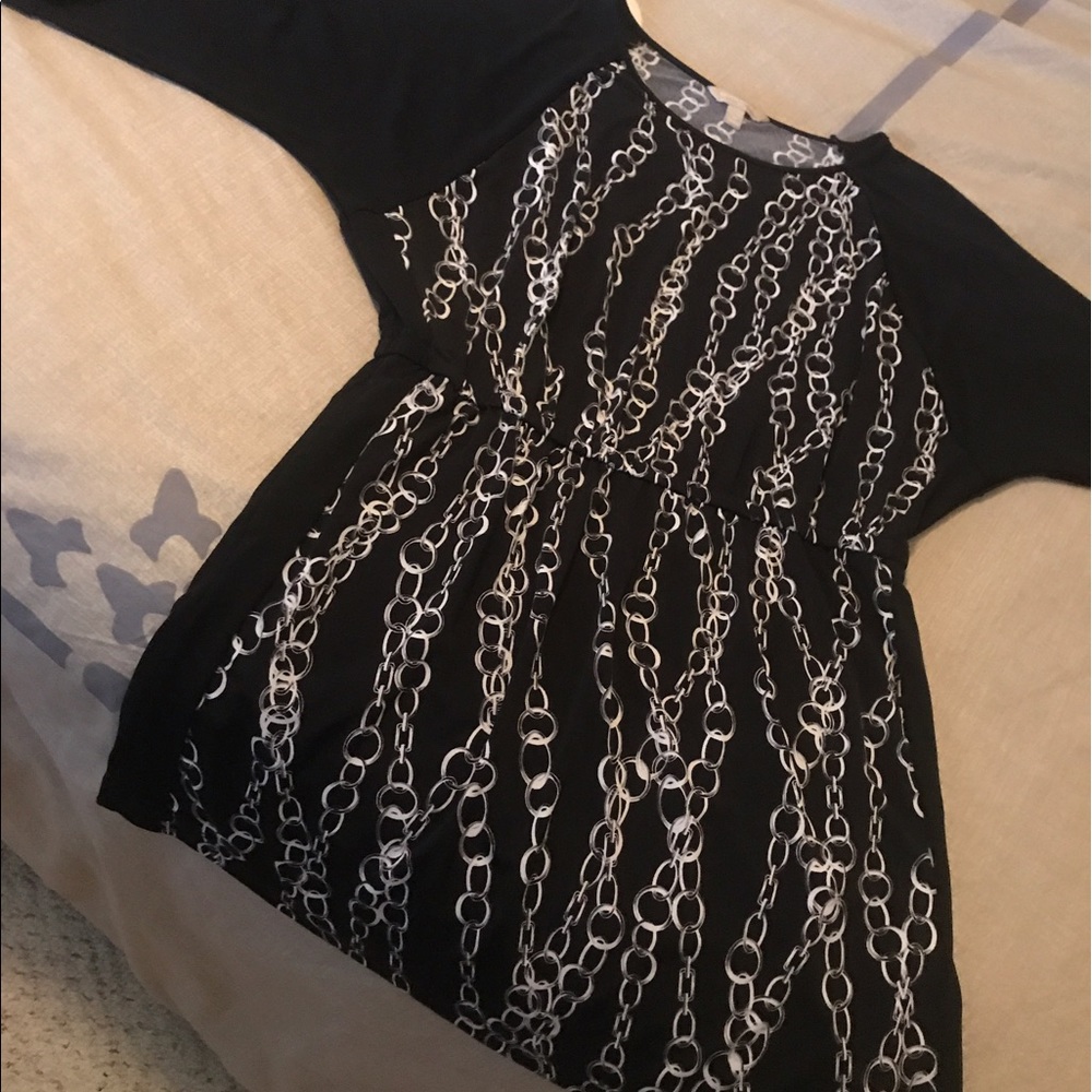 Banana republic chain print mini dress