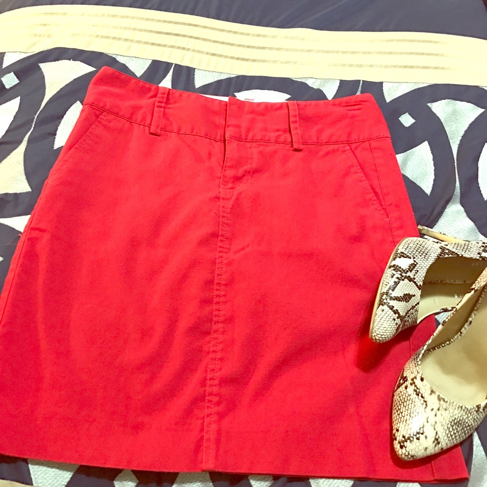 Red Tommy Skirt