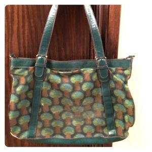 Fun colorful mushroom bag!