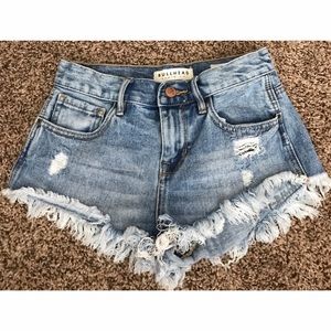 Bullhead Denim High Rise Shorts