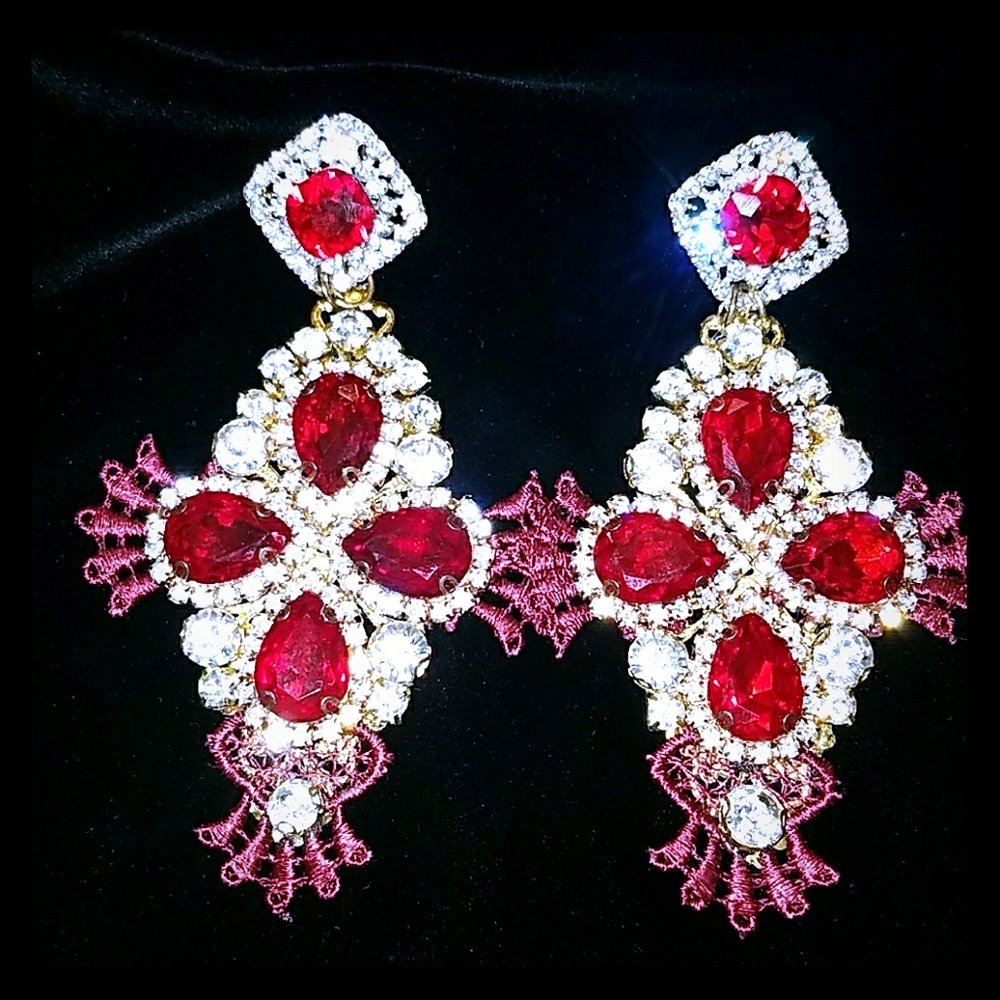 Handmade Crystal Earrings