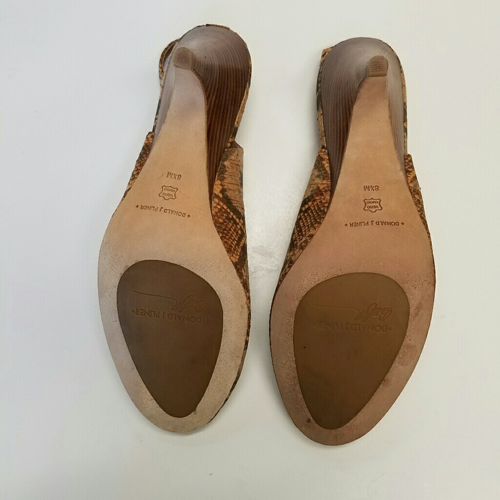 Donald J. Pliner Reptile Print Heels - Picture 8 of 8