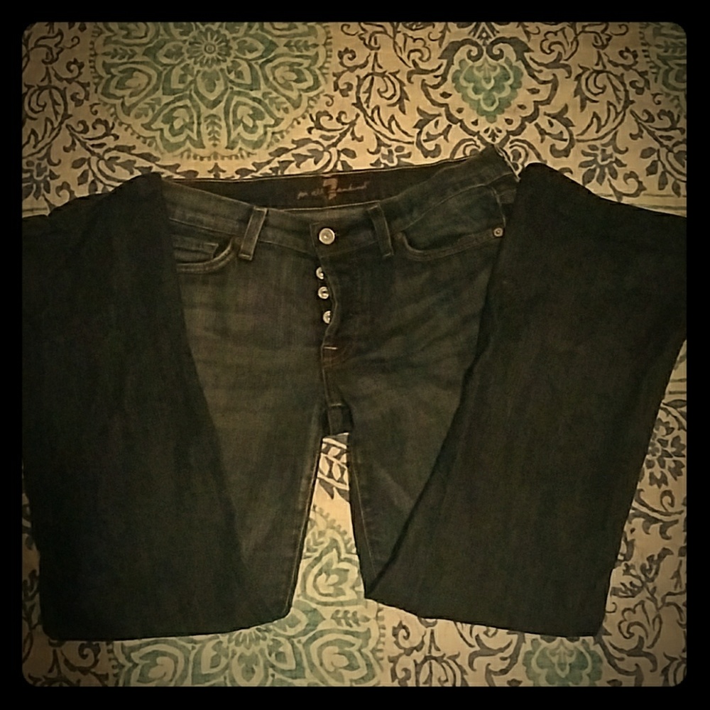 7 for all mankind Button-fly Bootcut Jeans