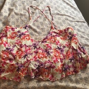 Floral tank top