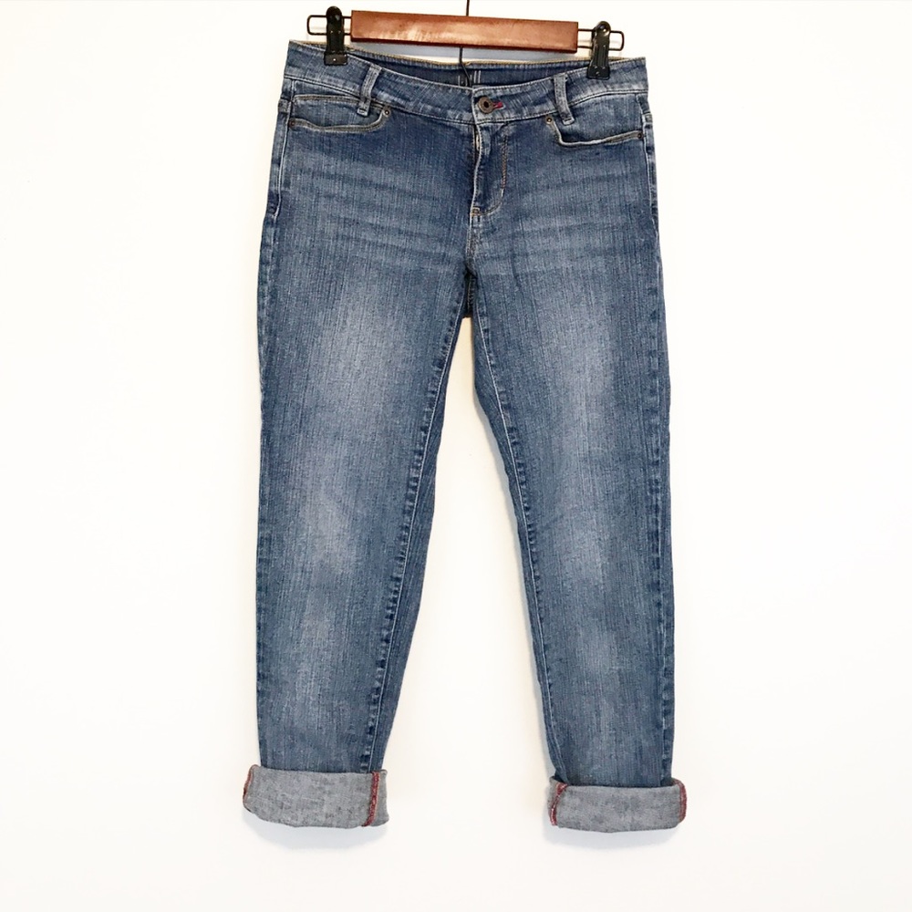 LAST CALL••  J. Jill Slim Boyfriend Straight Jeans