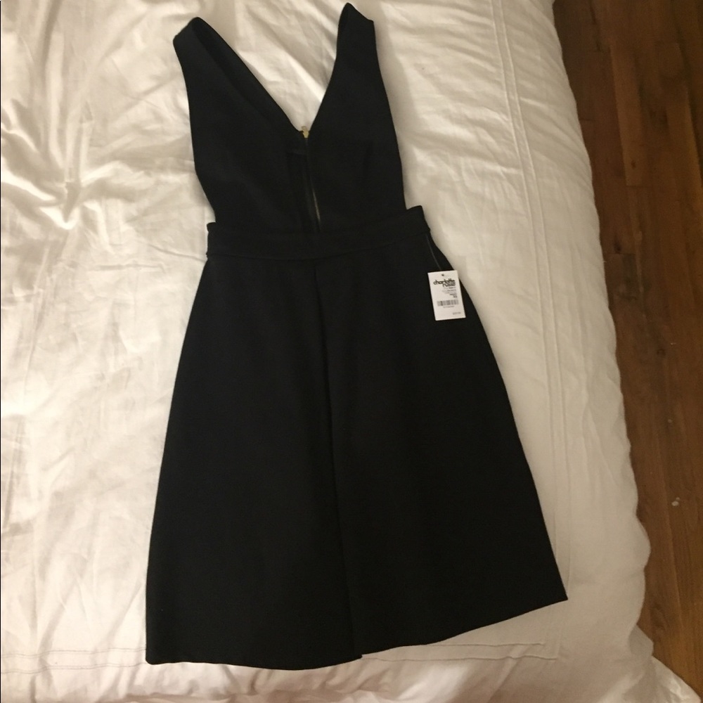 Charlotte Russe XS Black Fit n Flare Dress