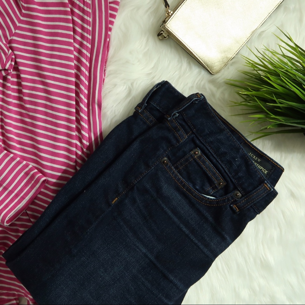 J Crew EUC matchstick denim skinny jeans size 28