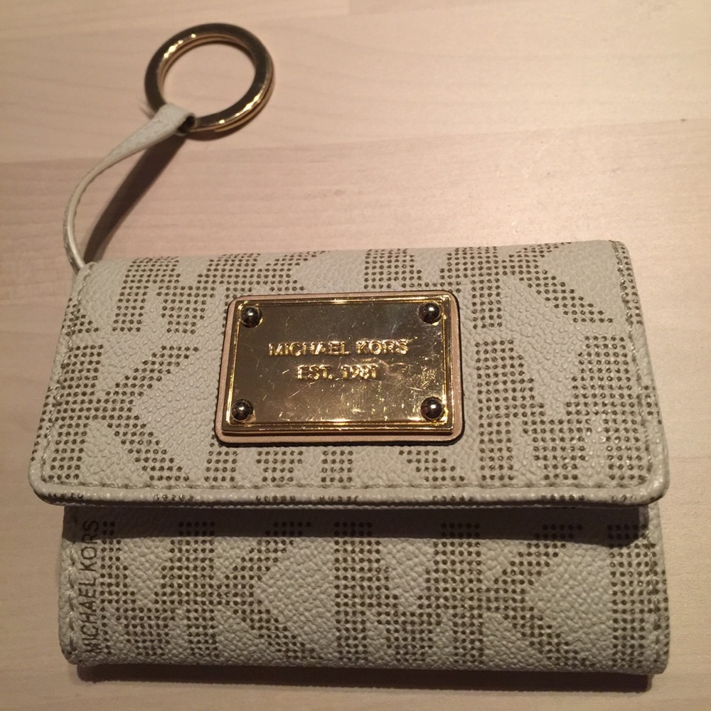 SOLD - Michael Kors key chain wallet