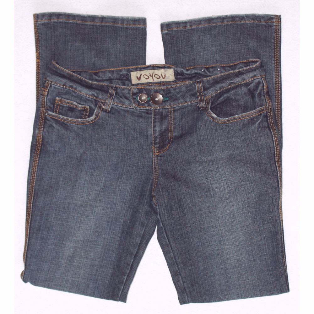 VoYou Bootcut Jeans Double Button