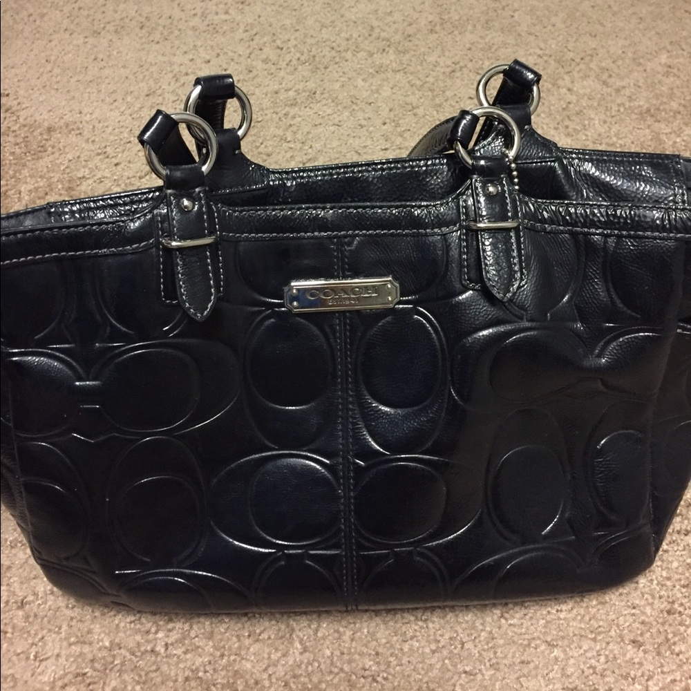 Coach Leather Tote - Picture 1 of 2