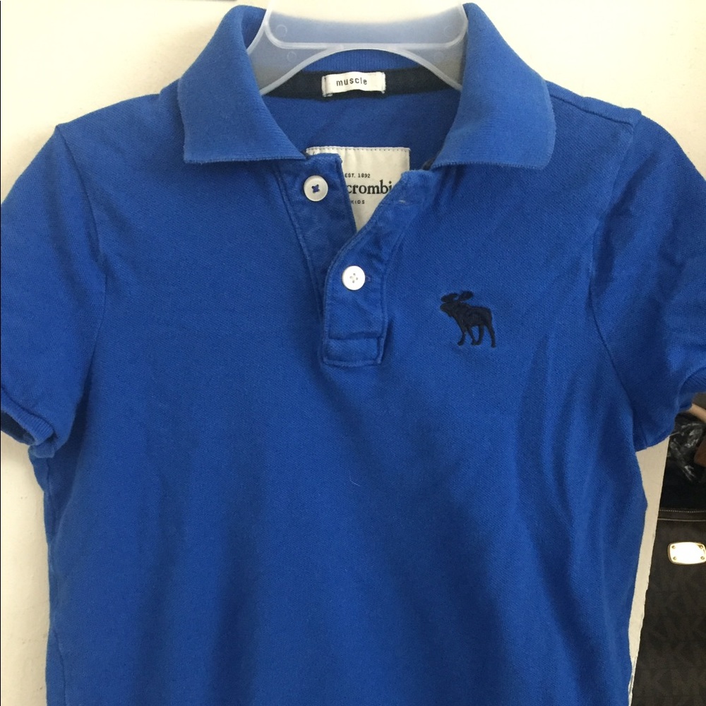 Boys Abercrombie muscle polo