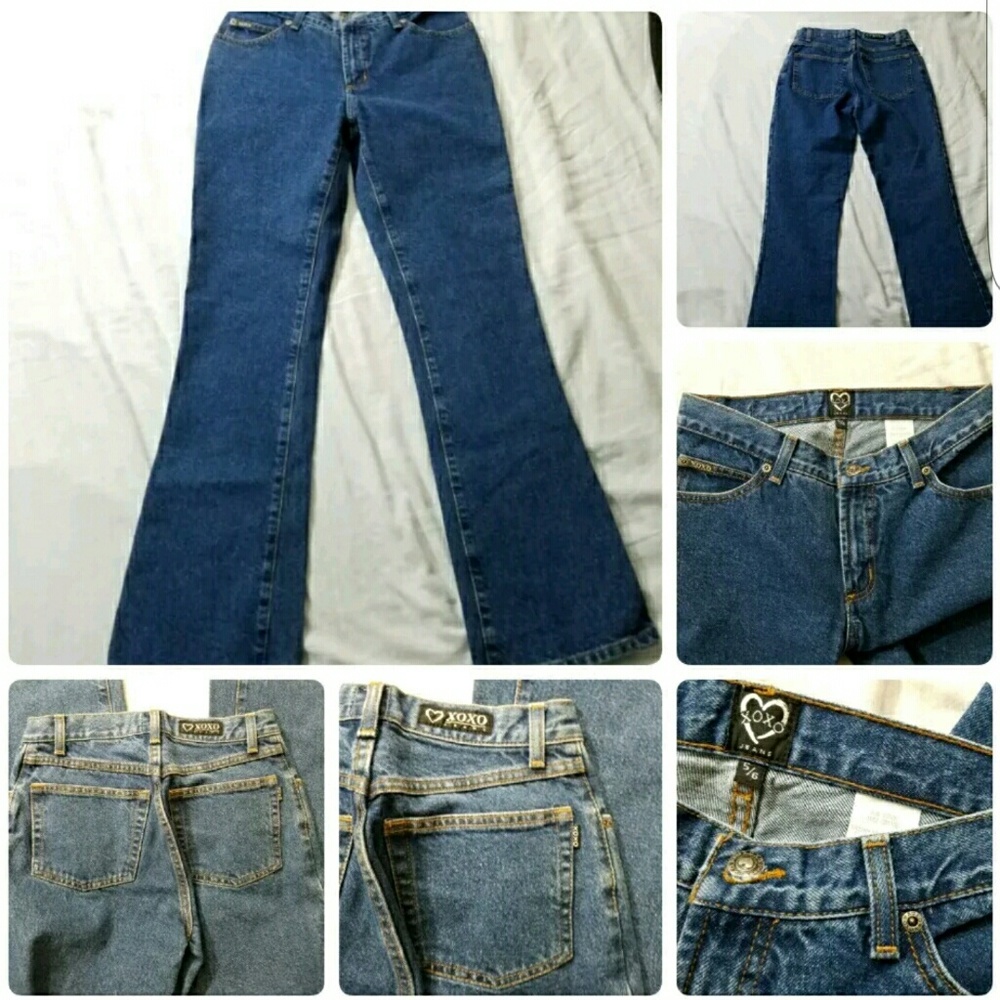 Womens XOXO Flare Leg Jeans Size 5/6 Length 31