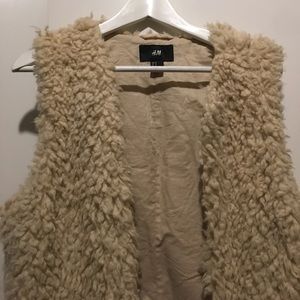 Faux fur vest