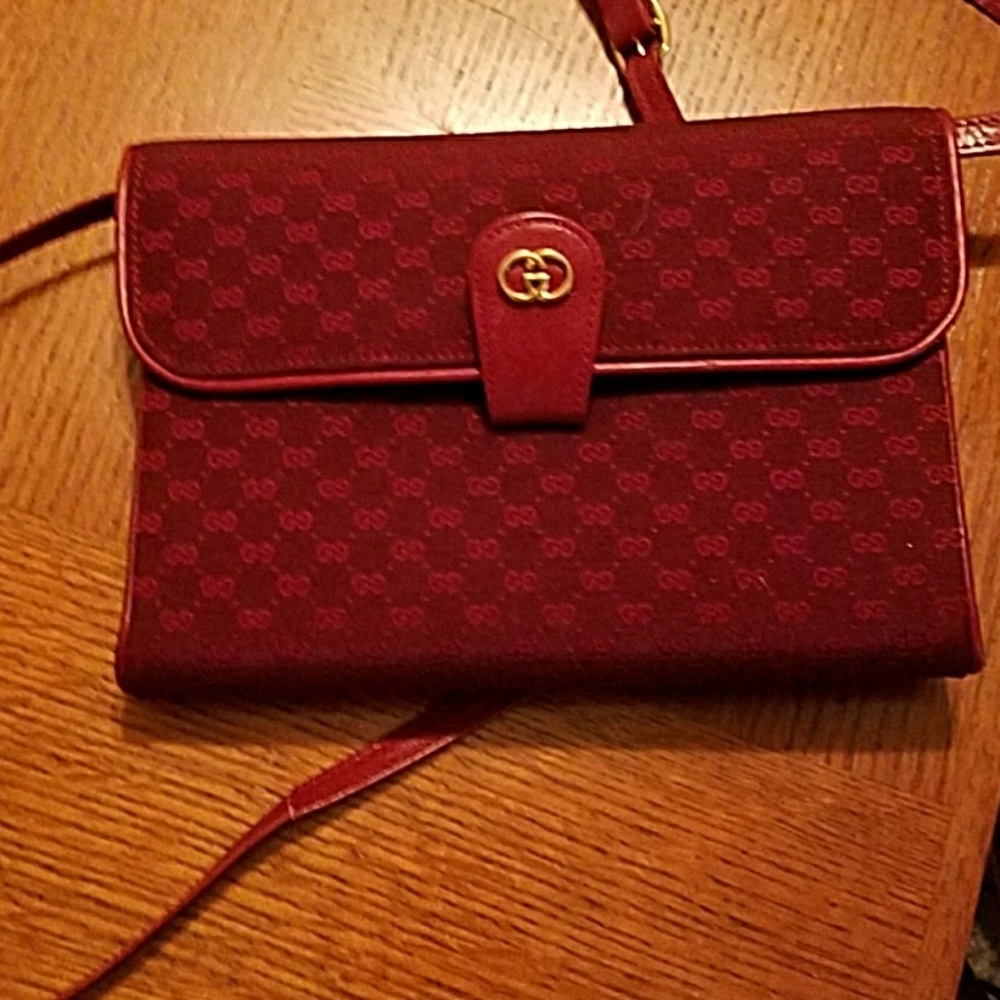 Auth Vintage Gucci Crossbody bag
