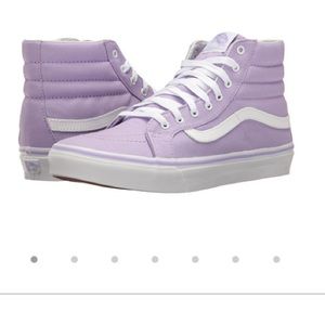 Purple high top Vans