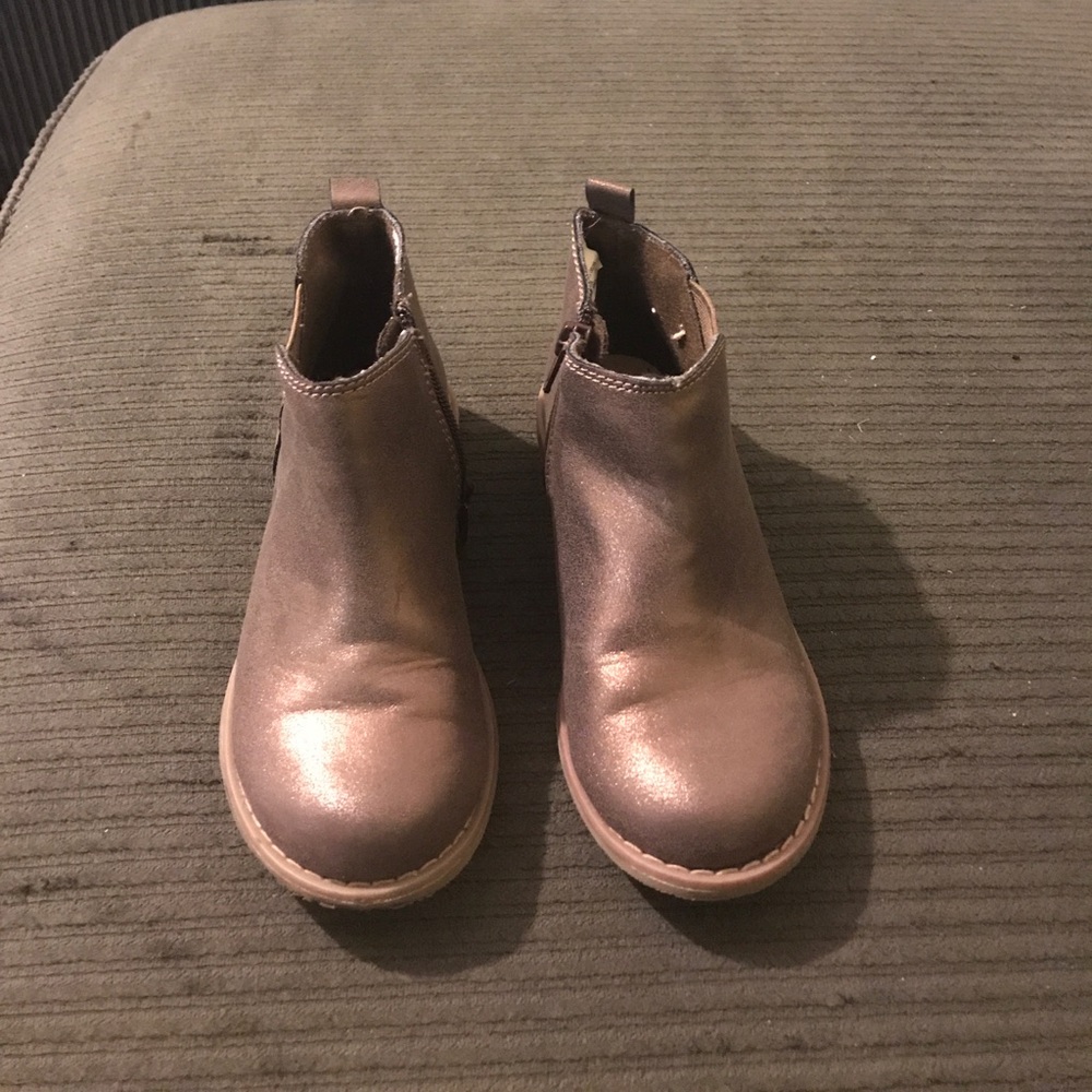 Shimmer Brown Ankle Booties by GAP