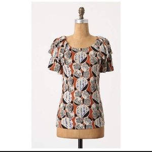 Anthropologie Deletta Twin Tiered top