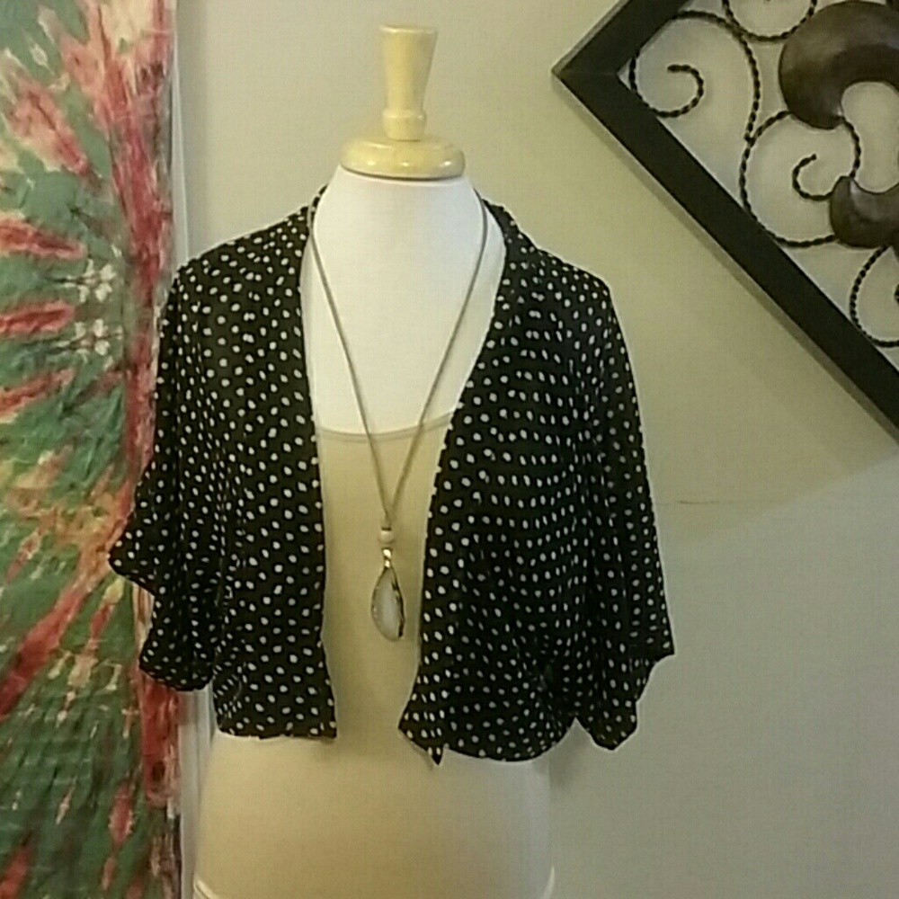 F21 sheer short overcoat SMall