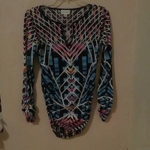 Colorful long sleeve shirt