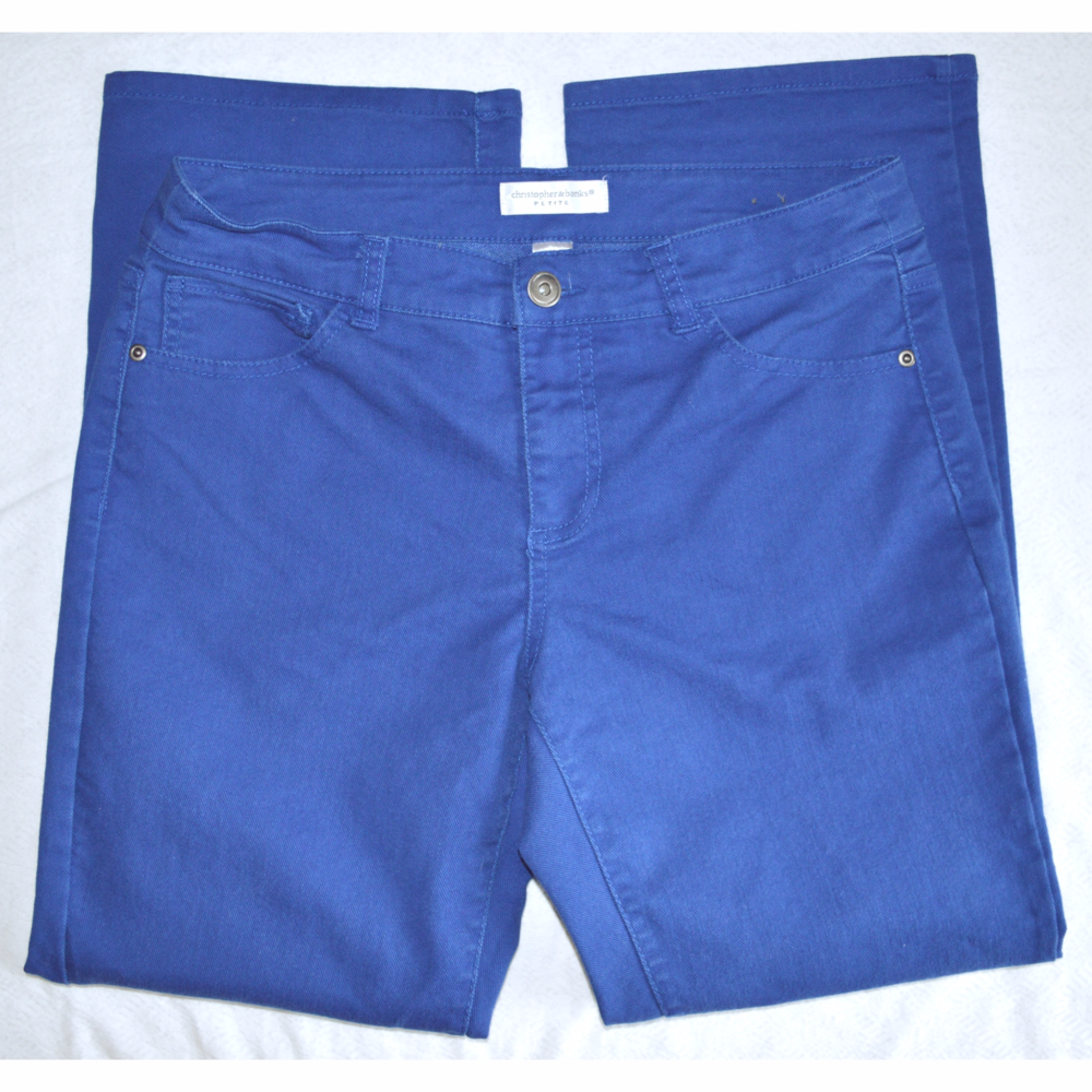 Christopher & Banks Petite Straight Leg Jeans