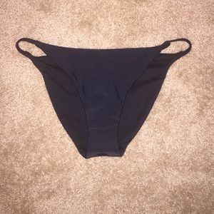 NWOT Black Cheeky Bikini Bottoms