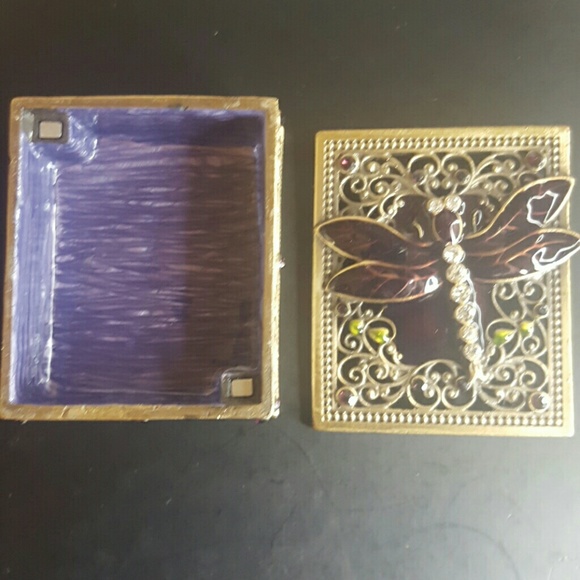 NEW ❤ JEWELRY BOX JEWELED DRAGONFLY ❤ - Picture 2 of 5