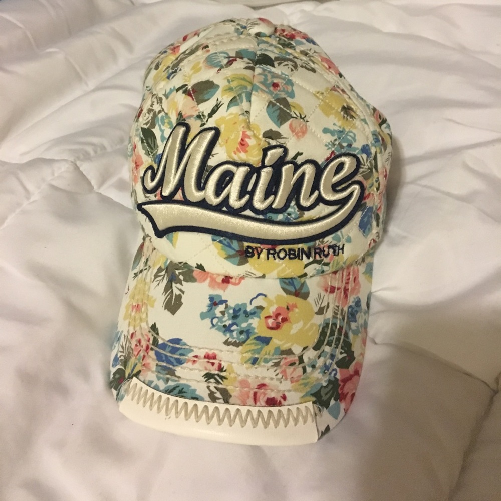 Flower patterned baseball cap