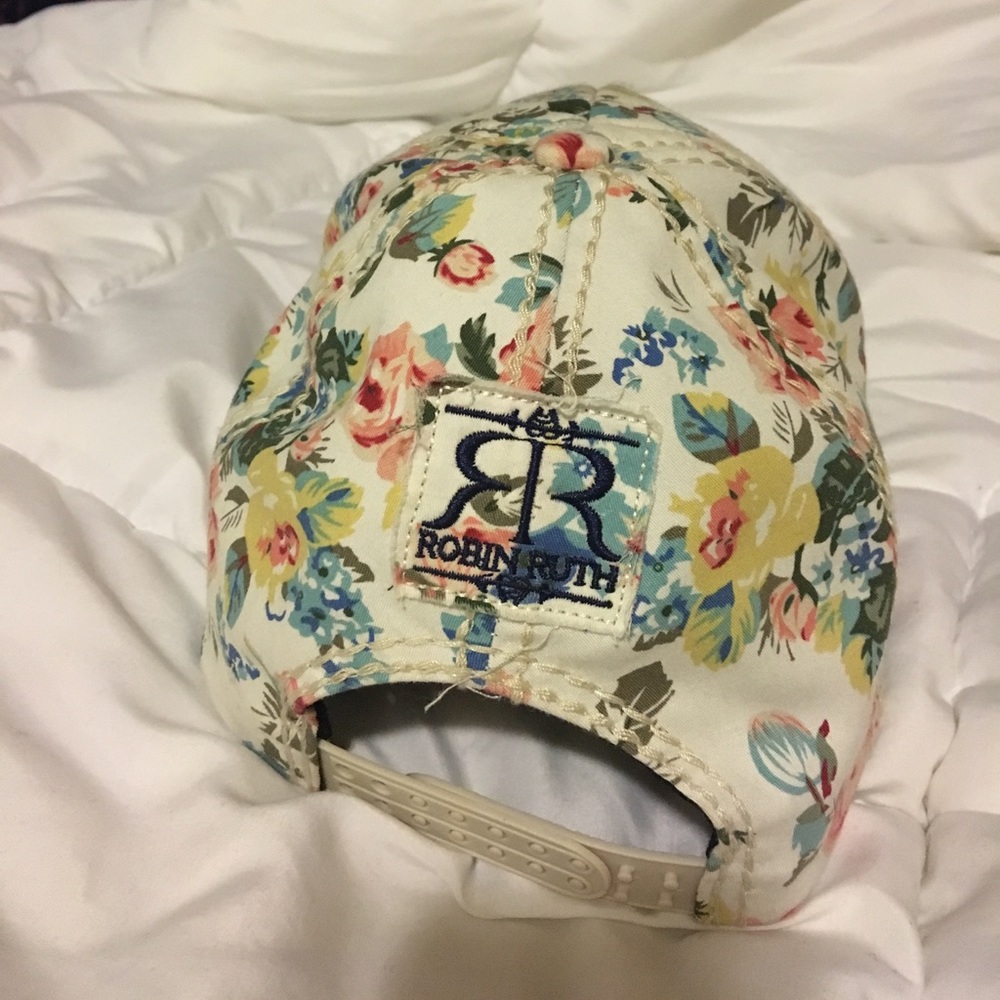 Flower patterned baseball cap - Picture 3 of 4