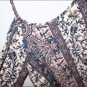 Off The Shoulder Floral Blouse