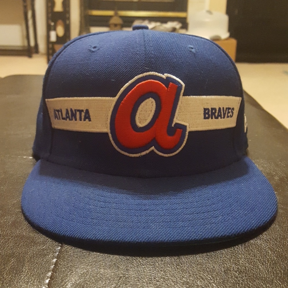 Atlanta Braves Throwback Snapback Hat