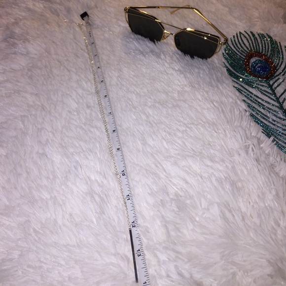 N.W.O.T Adjustable Bar Y necklace gold or silver - Picture 4 of 5