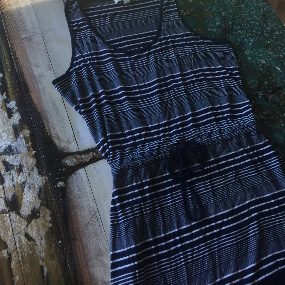 Olive and oak nautical dress tank sleeve size L