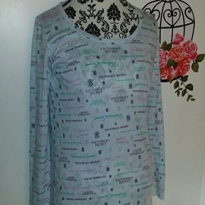 long sleeve  pj top