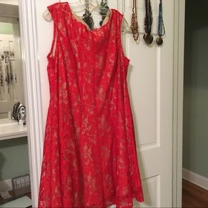 Dress Barn Sleeveless Lace Dress