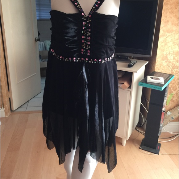 Seven 7 Very sexy Women's black dress 14/16 - Picture 3 of 6