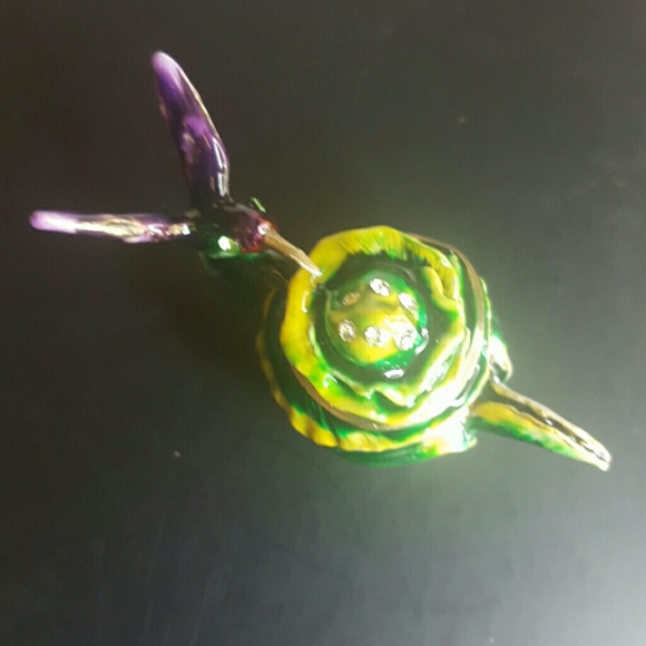 NEW ❤ JEWELRY BOX HUMMINGBIRD ❤ - Picture 5 of 6