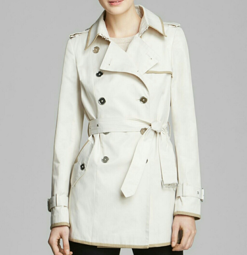 Sam Edelman Double Breasted Beige Coat
