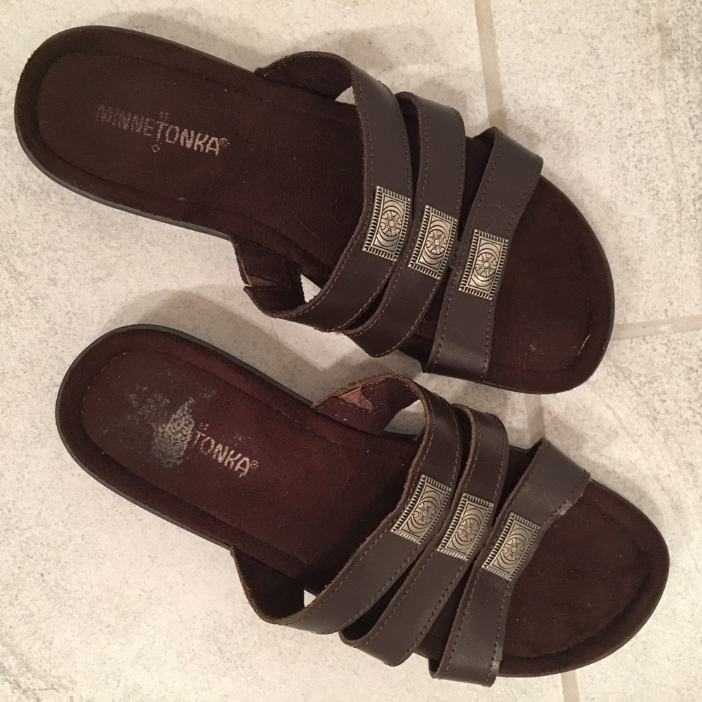 Minnetonka Leather Sandals